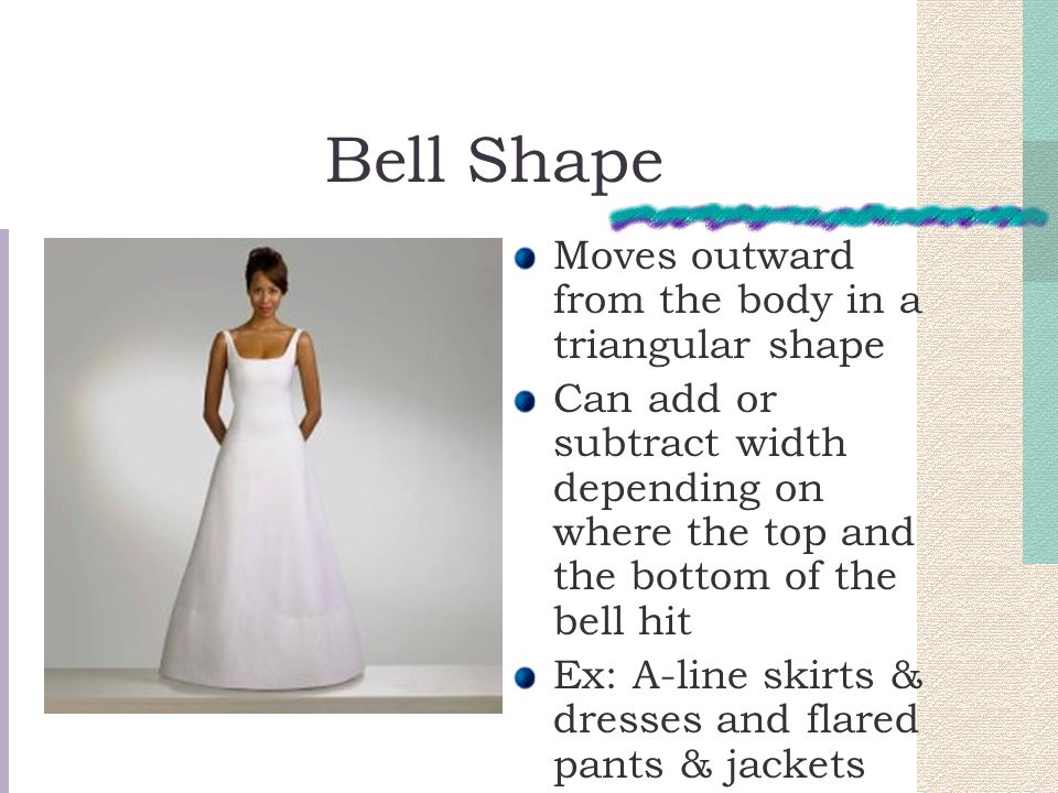 Bell shaped top dress definition